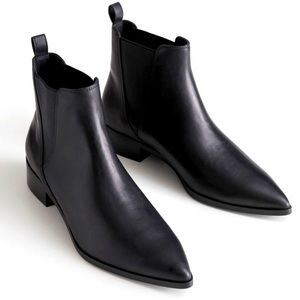 & other stories black chelsea booties // ankles booties